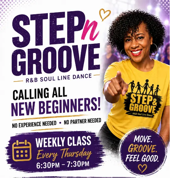 StepnGroove Thursday 6:30pm Beginner Level 1 class