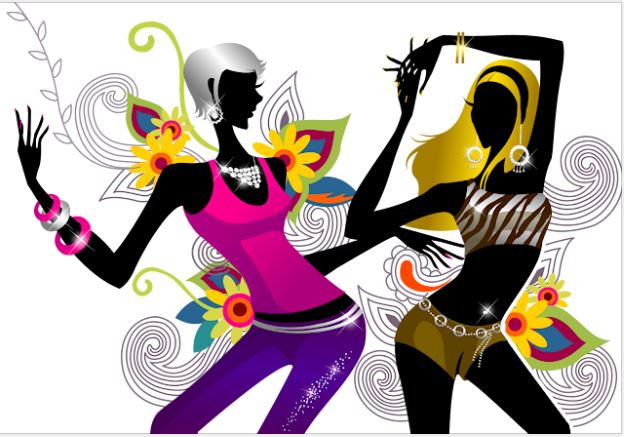 Dancers in action